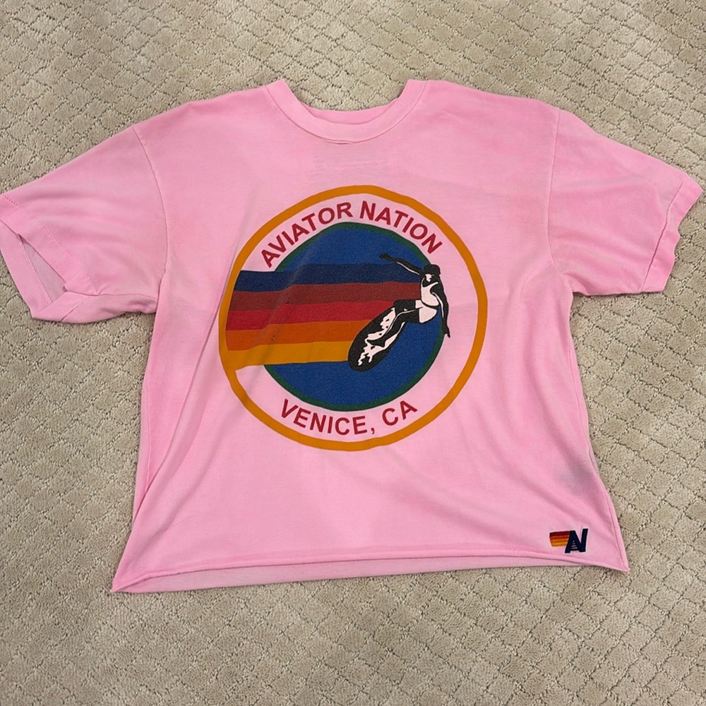 Pink Aviator Nation / Top / size M
